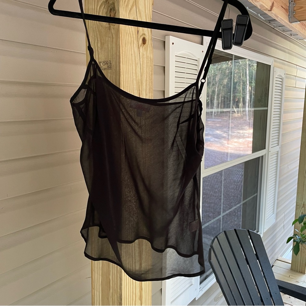 Black night tank size L NWT